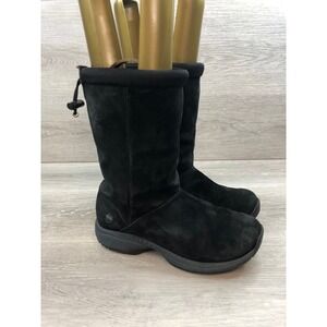 Merrell Primo‎ Chill Massif Women's Black Suede Boots 8 Waterproof Winter Shoes